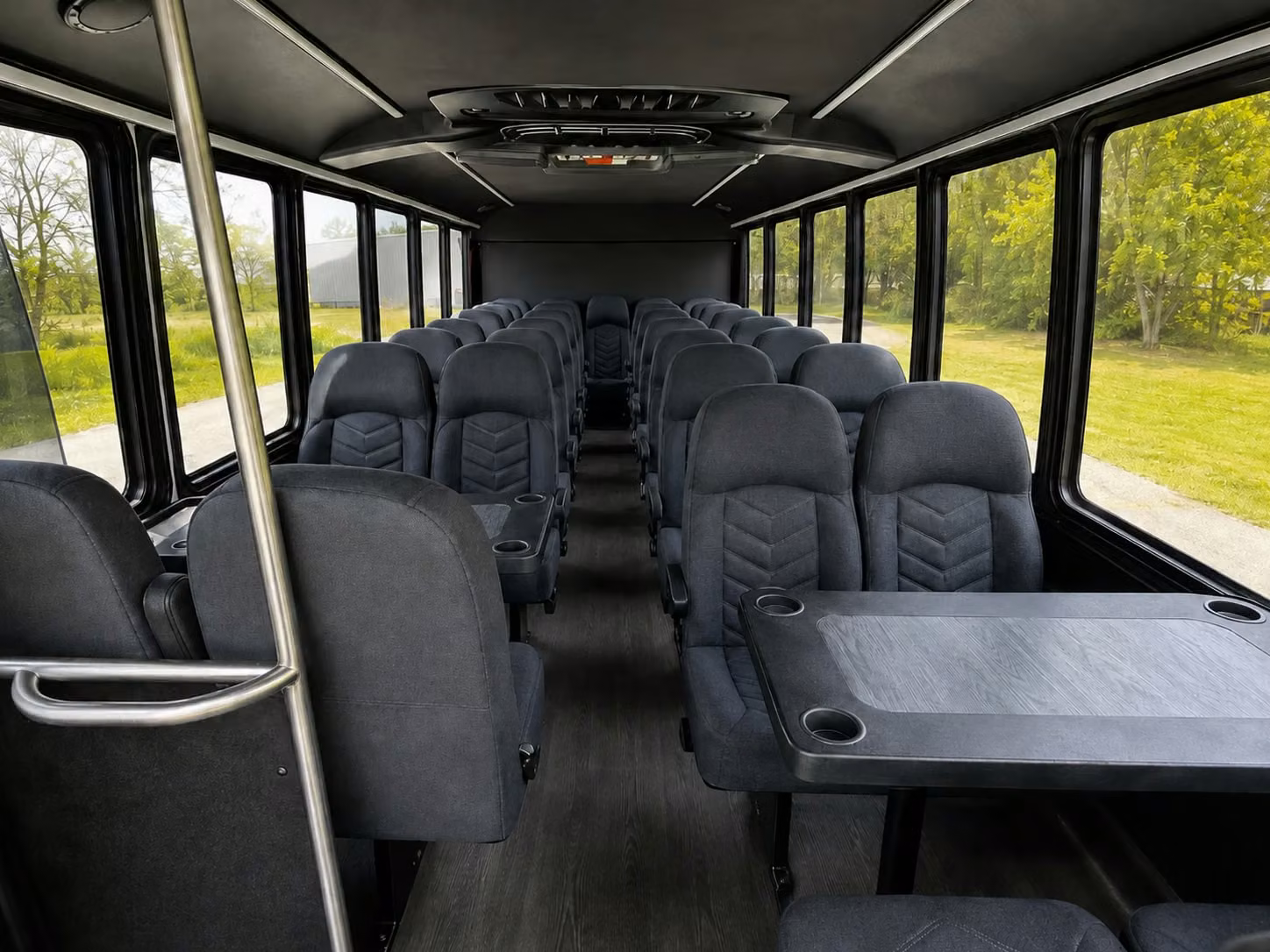 15 passenger minibus interior