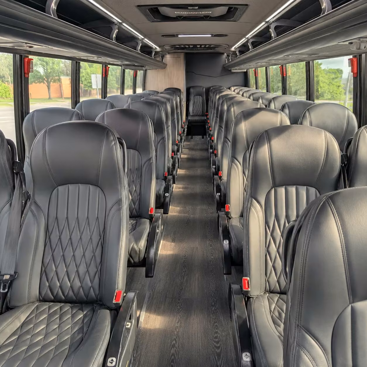 25 passenger minibus inside