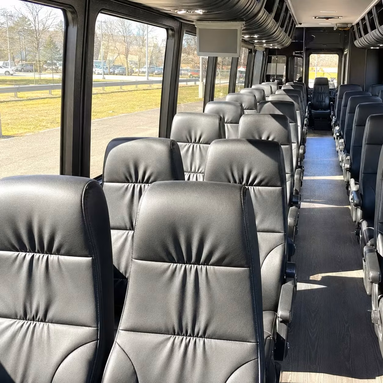25 passenger minibus interior