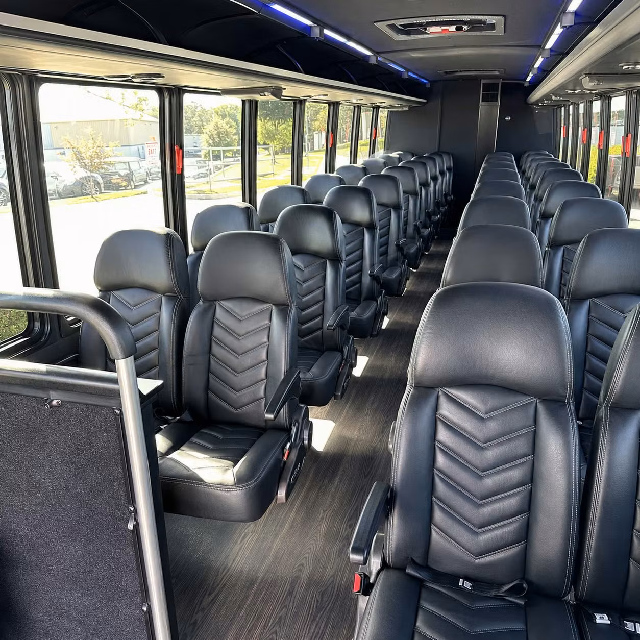 35 passenger minibus inside