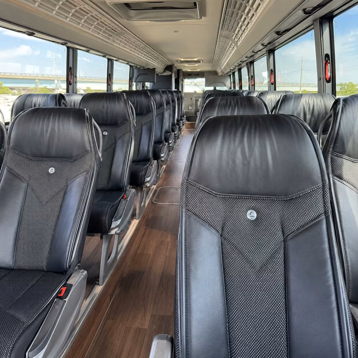 parma charter bus interior
