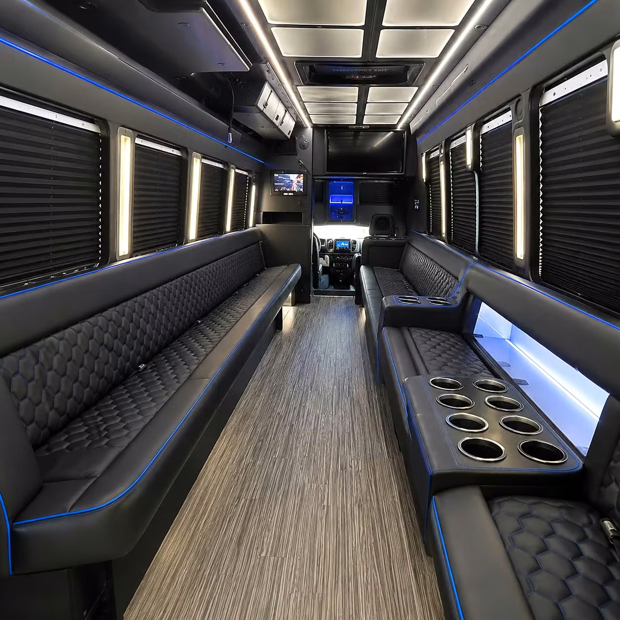 party bus interior