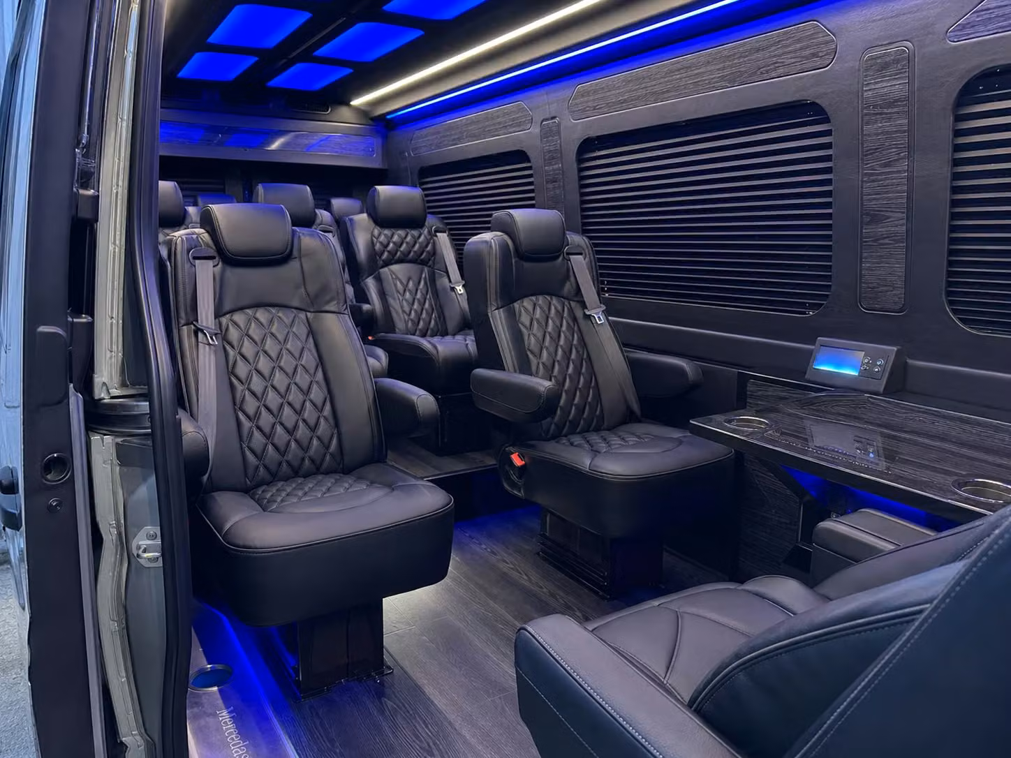 sprinter van transportation for groups and events across parma